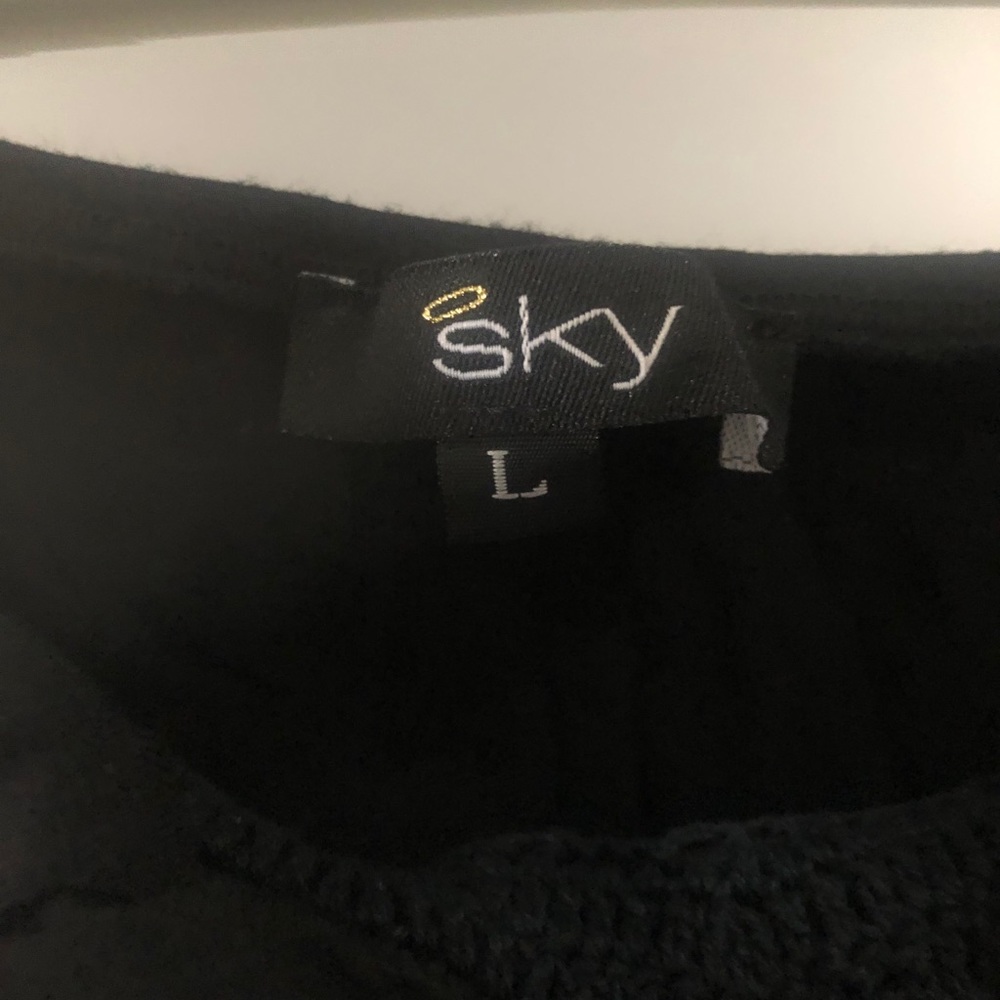 SKY Black Strapless dress